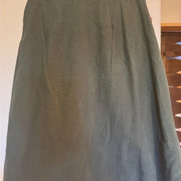 Corduroy Embroidered and Embellished A-line Skirt - Picture 5 of 5